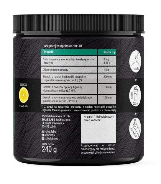 Kreatyna Keto Creatine 240g