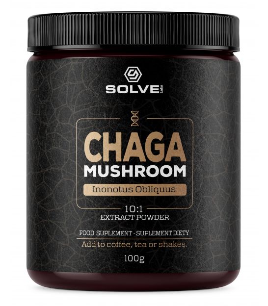 Chaga (Błyskoporek podkorowy) 10:1 Mushroom Powder