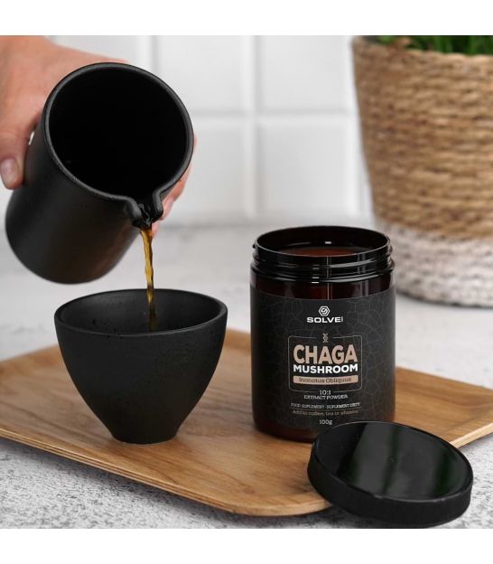 Chaga (Błyskoporek podkorowy) 10:1 Mushroom Powder