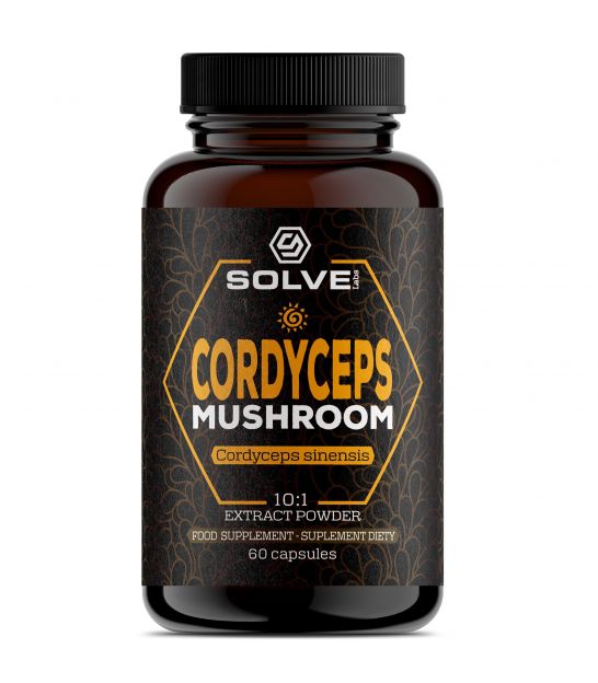 Cordyceps (Cordyceps sinensis) 10:1 Ekstrakt 60 Kapsułek