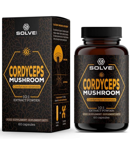 Cordyceps (Cordyceps sinensis) 10:1 Ekstrakt 60 Kapsułek