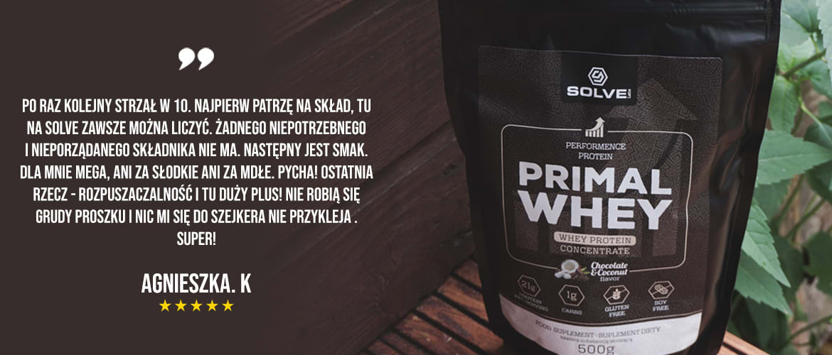 Solve Labs Primal Whey opinia